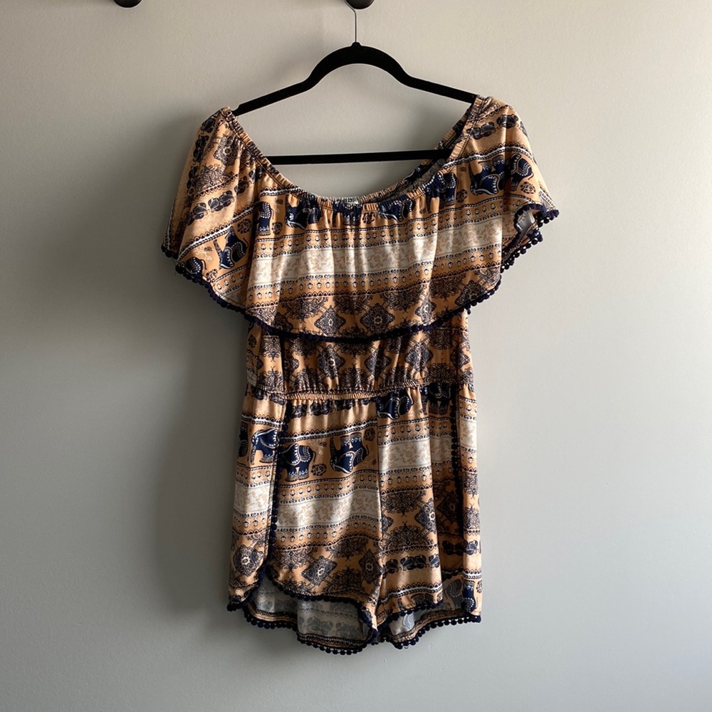 Off the Shoulder Romper